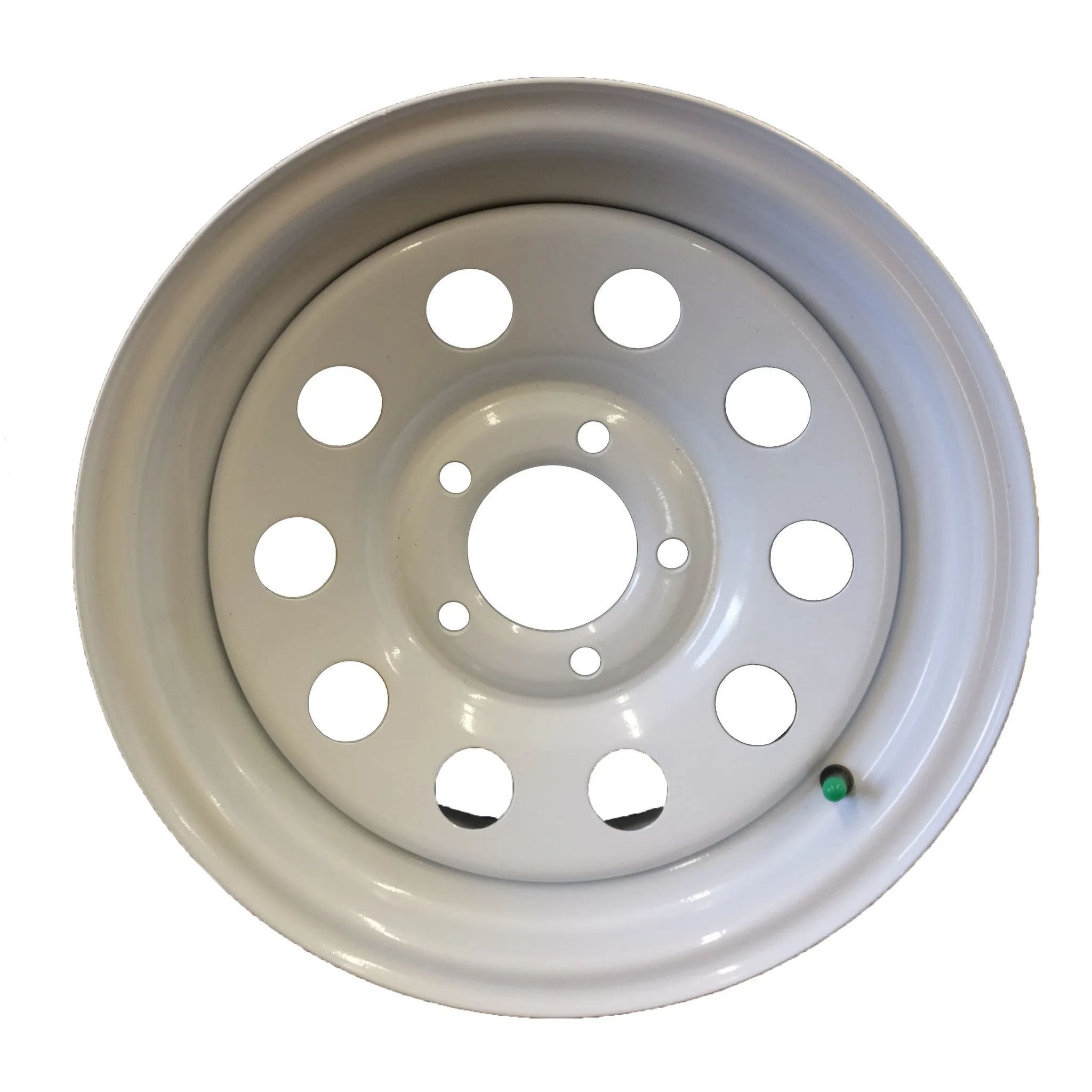 14" 5-Hole Wheel, Modular Style - White