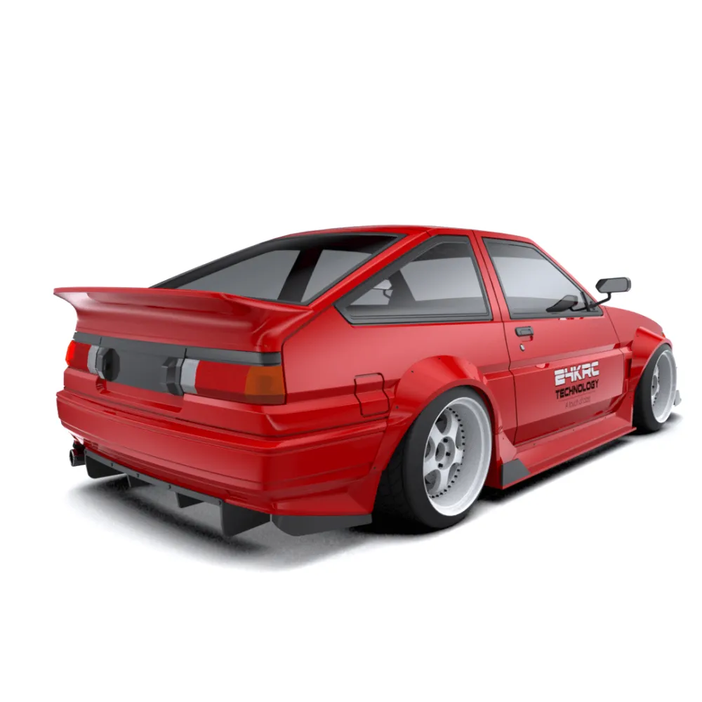 24KRC Toyota AE86 Trueno J-Run Wide Body Kit