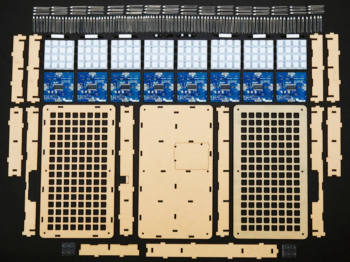 Adafruit HELLA UNTZtrument! Open-Source 16x8 Grid Controller Kit