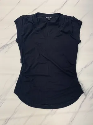 Athletic Top Short Sleeve By Athleta In Black, Size: S