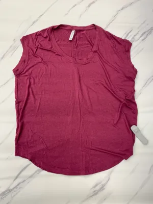 Athletic Top Short Sleeve By Athleta, Size: L