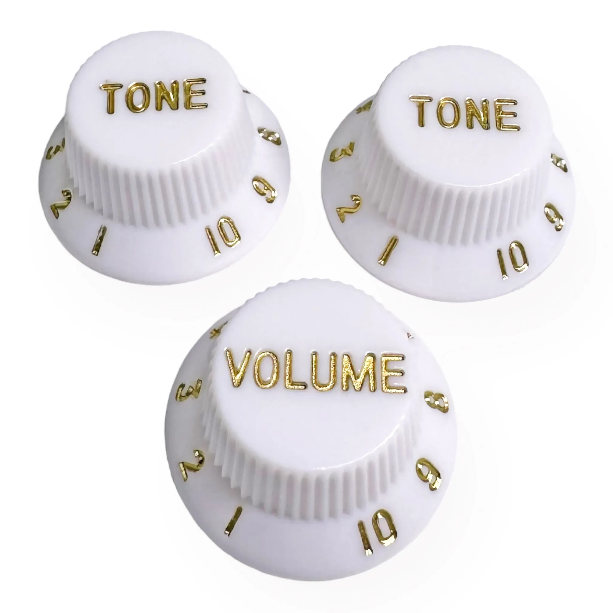 AxLabs Lefty Strat-Style Knob Set (3)