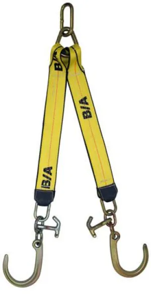 BA Products LP11-8FCH, Low Profile V Strap/V Bridle, G70, Short J, Hammerhead (Combination T Hook and Mini J Hook), New Technology!