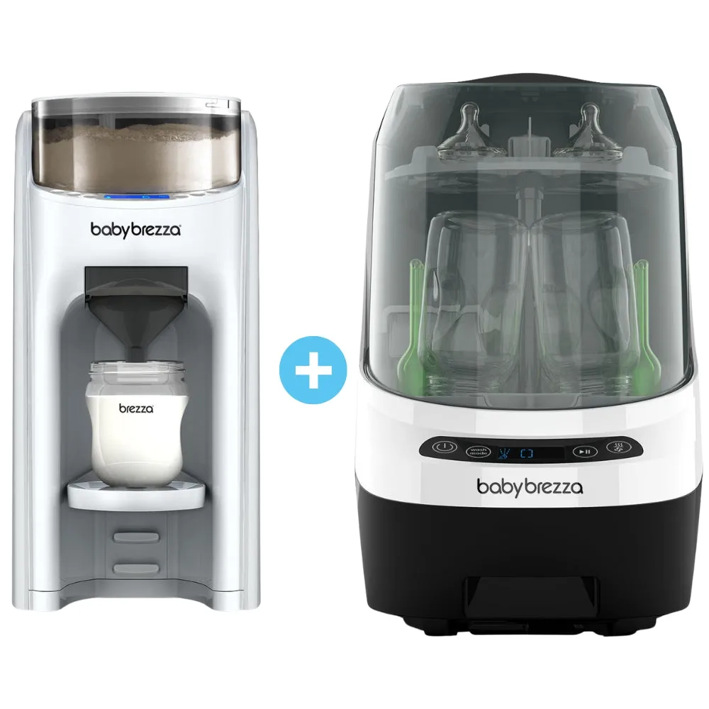 Baby Brezza Kombi-Set: Formula Pro Advanced & Bottle Washer Pro