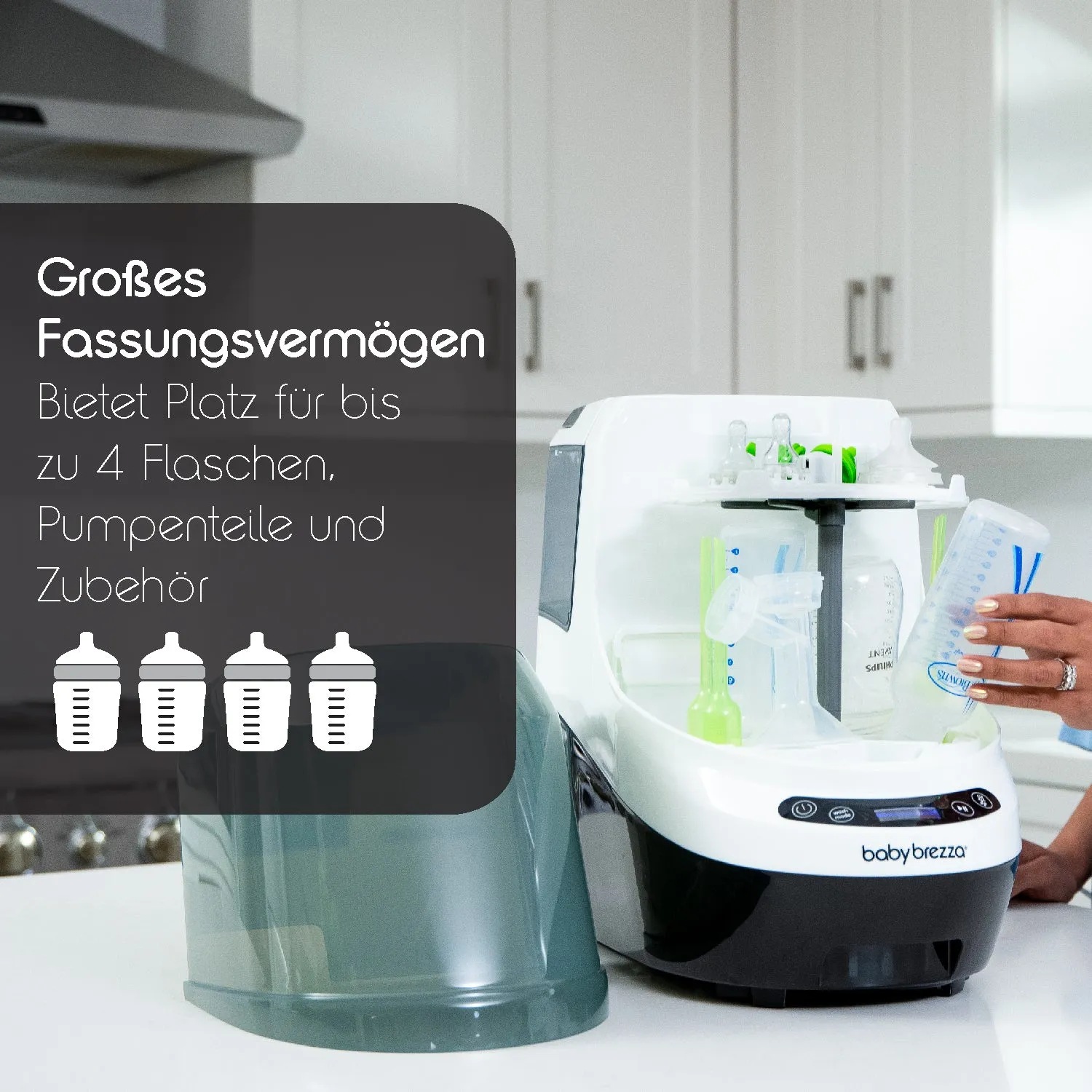 Baby Brezza Kombi-Set: Formula Pro Advanced & Bottle Washer Pro