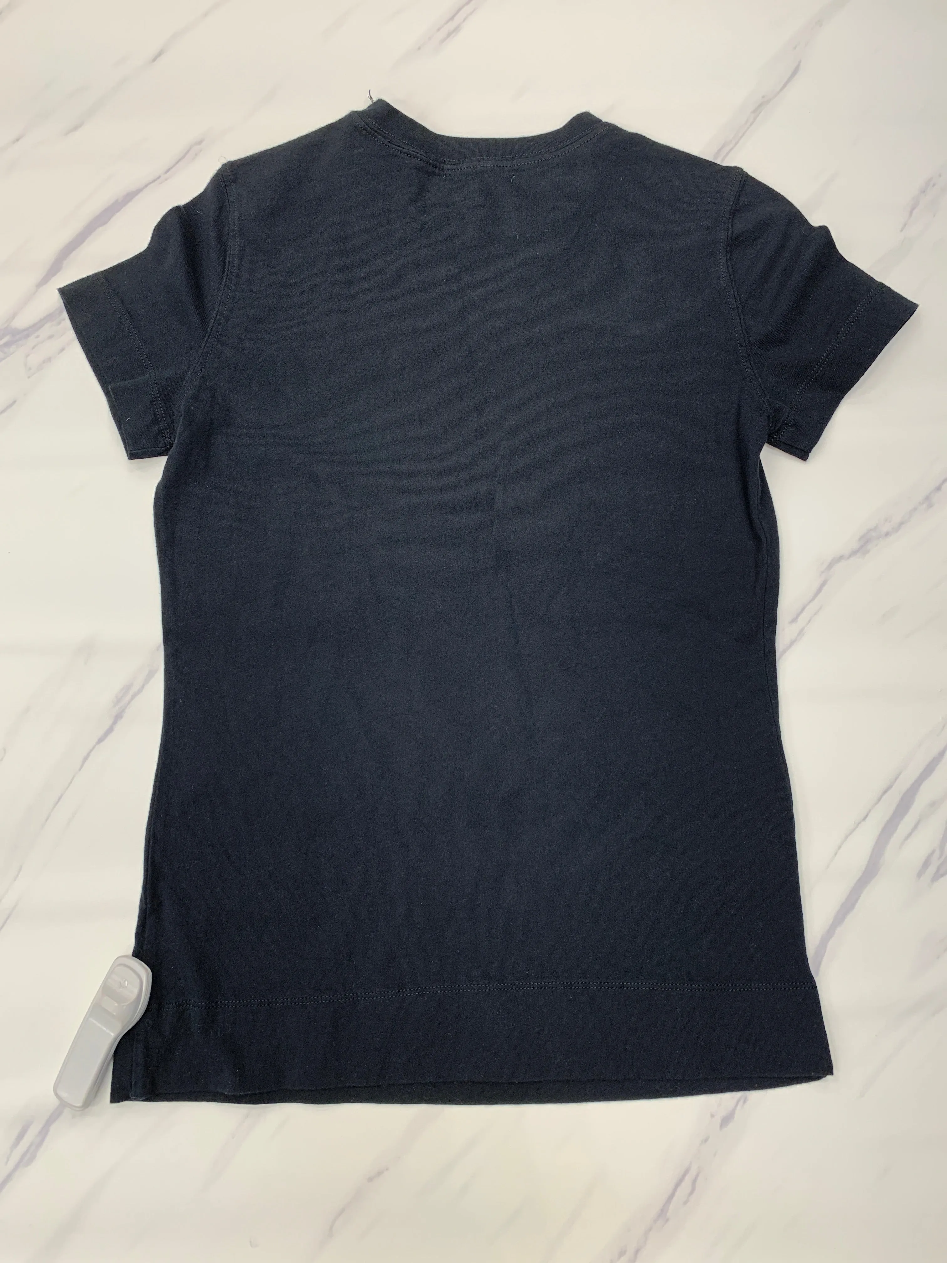 Black Top Short Sleeve Lauren By Ralph Lauren, Size Xs