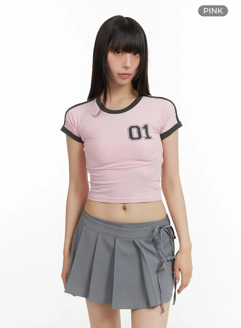 Blokecore Raglan Crop Tee CL422