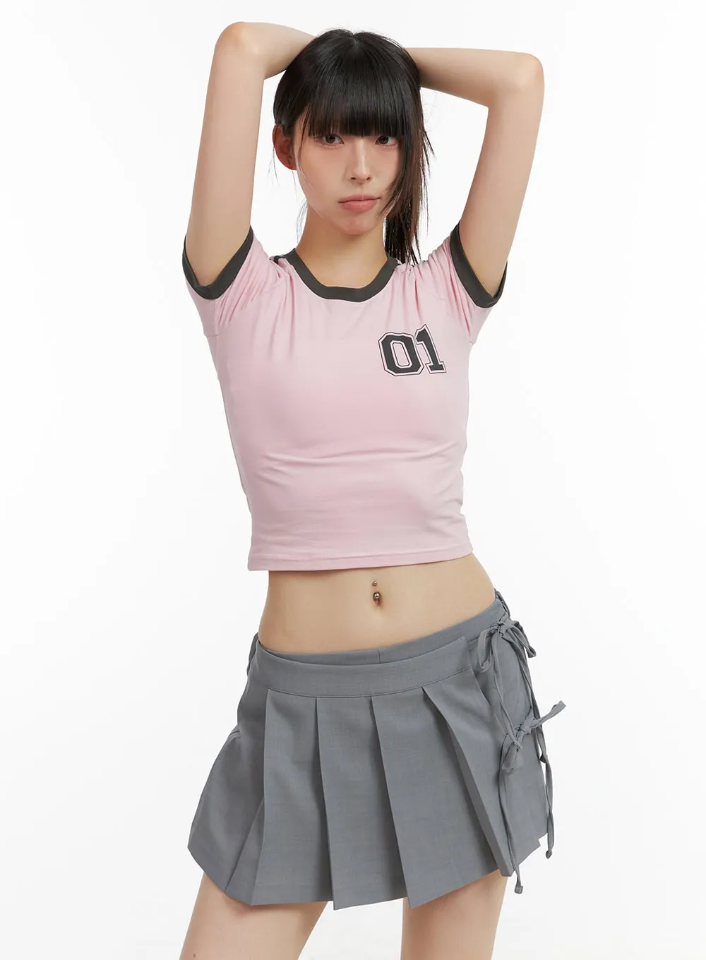 Blokecore Raglan Crop Tee CL422