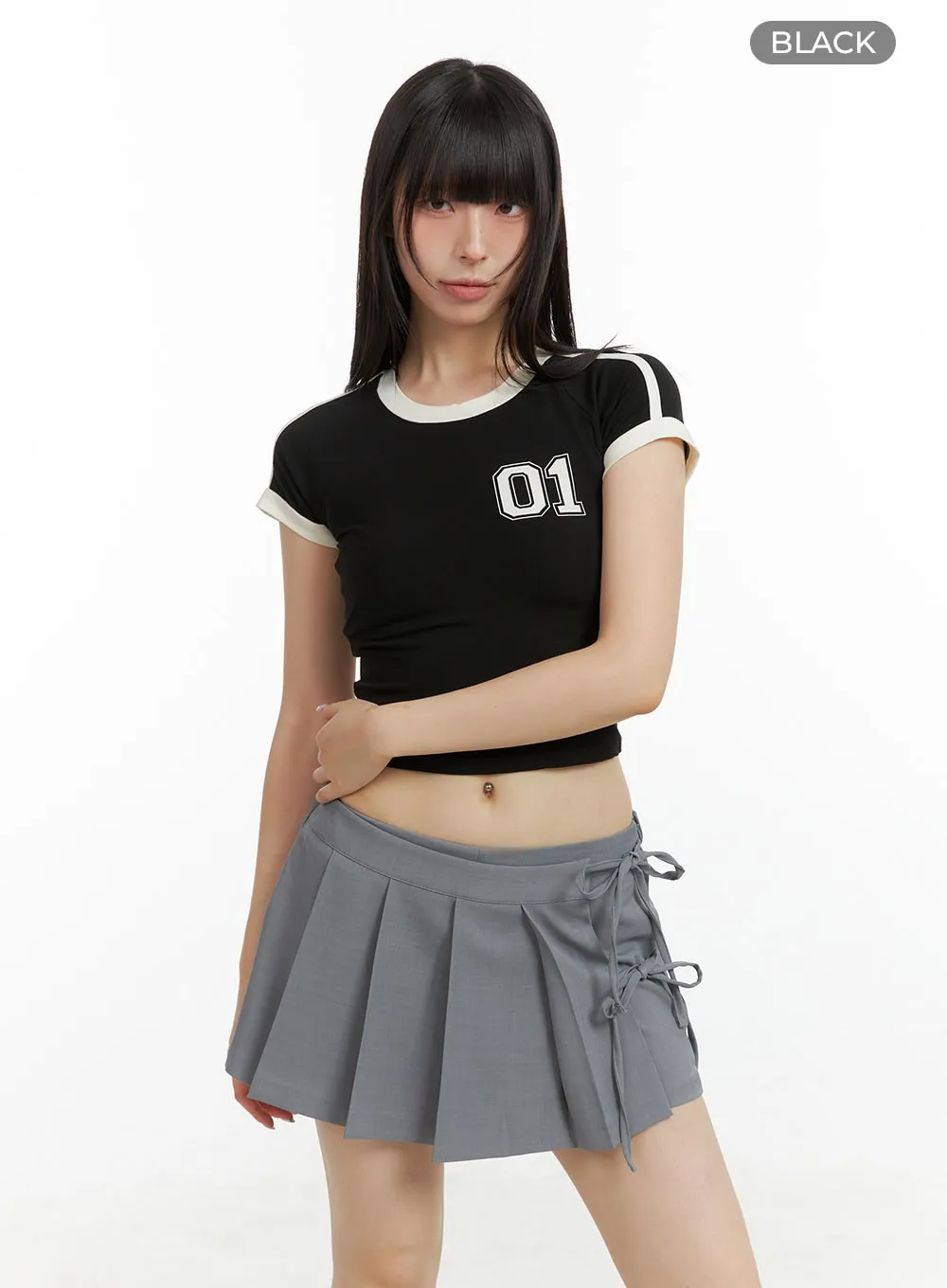 Blokecore Raglan Crop Tee CL422