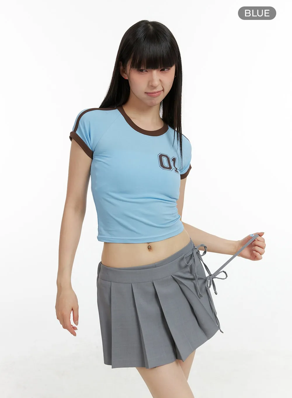 Blokecore Raglan Crop Tee CL422