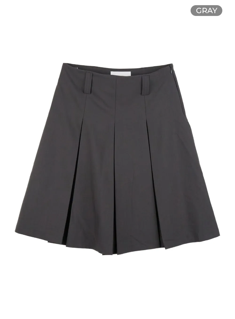 Box Pleat Midi Skirt CG409