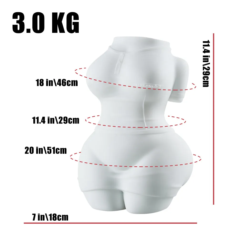 Breenda:skirt girl sex doll torso All-White Design Sex Toy For Men