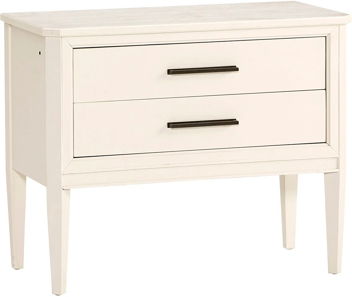 Camden White Liv360 Nightstand