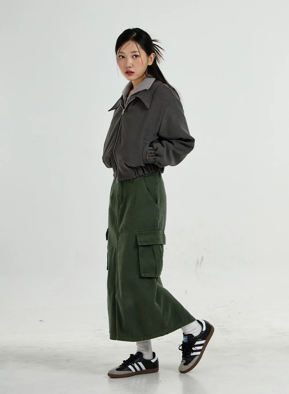 Cargo Long Skirt CO24