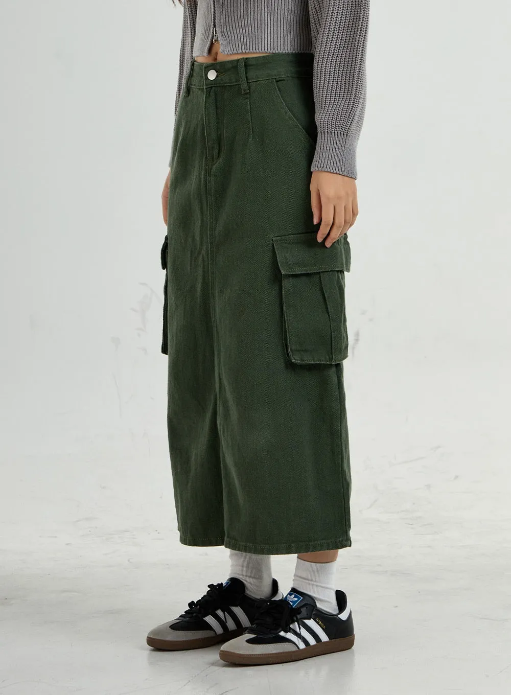 Cargo Long Skirt CO24