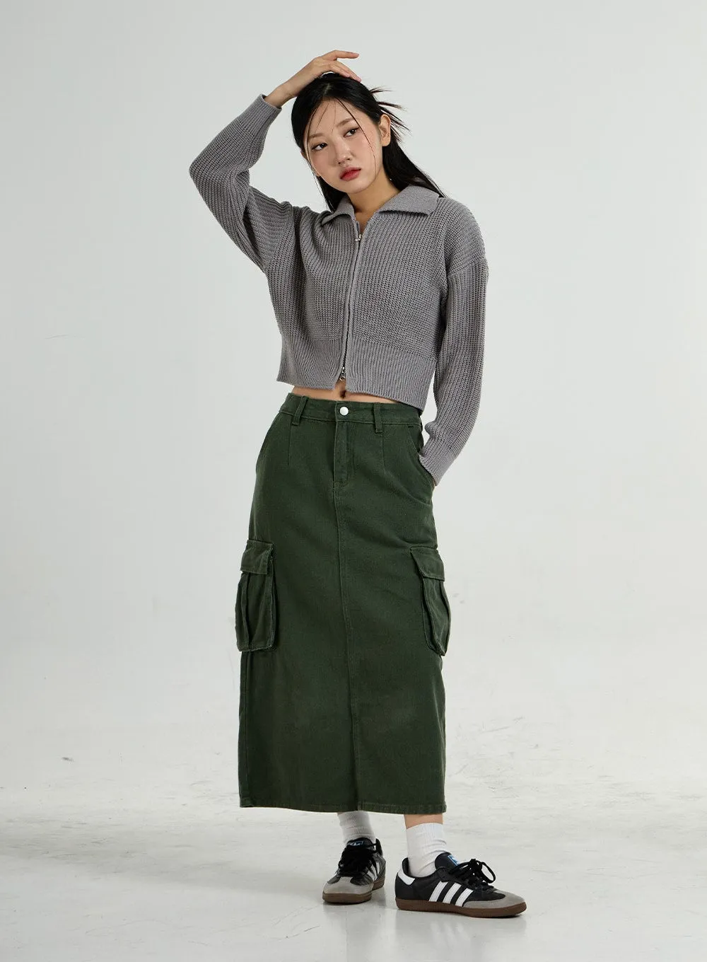 Cargo Long Skirt CO24