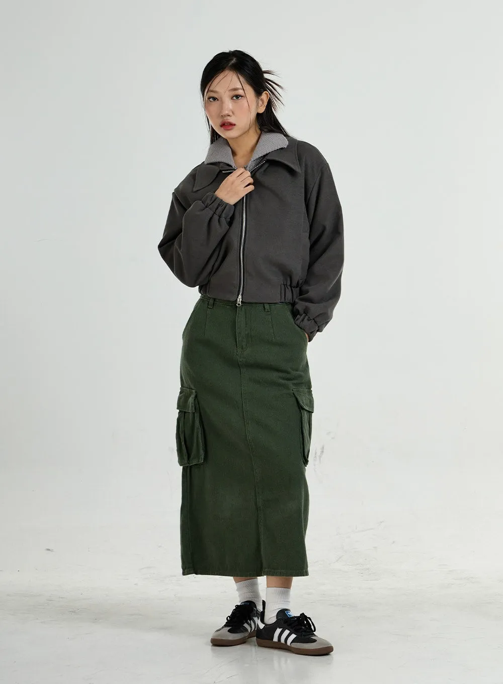 Cargo Long Skirt CO24