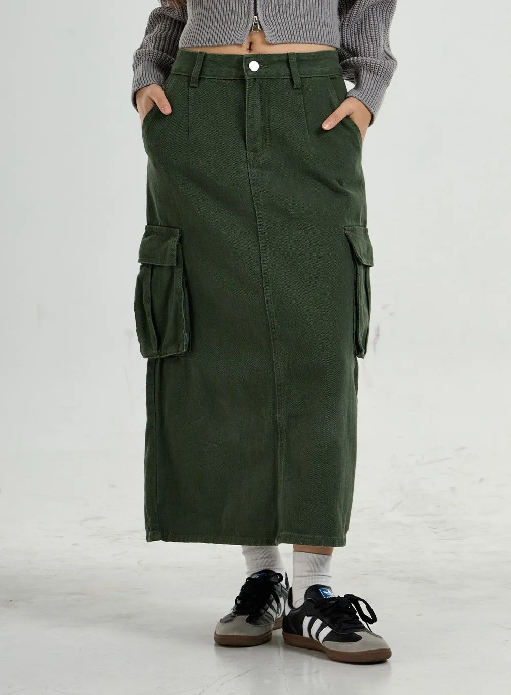 Cargo Long Skirt CO24