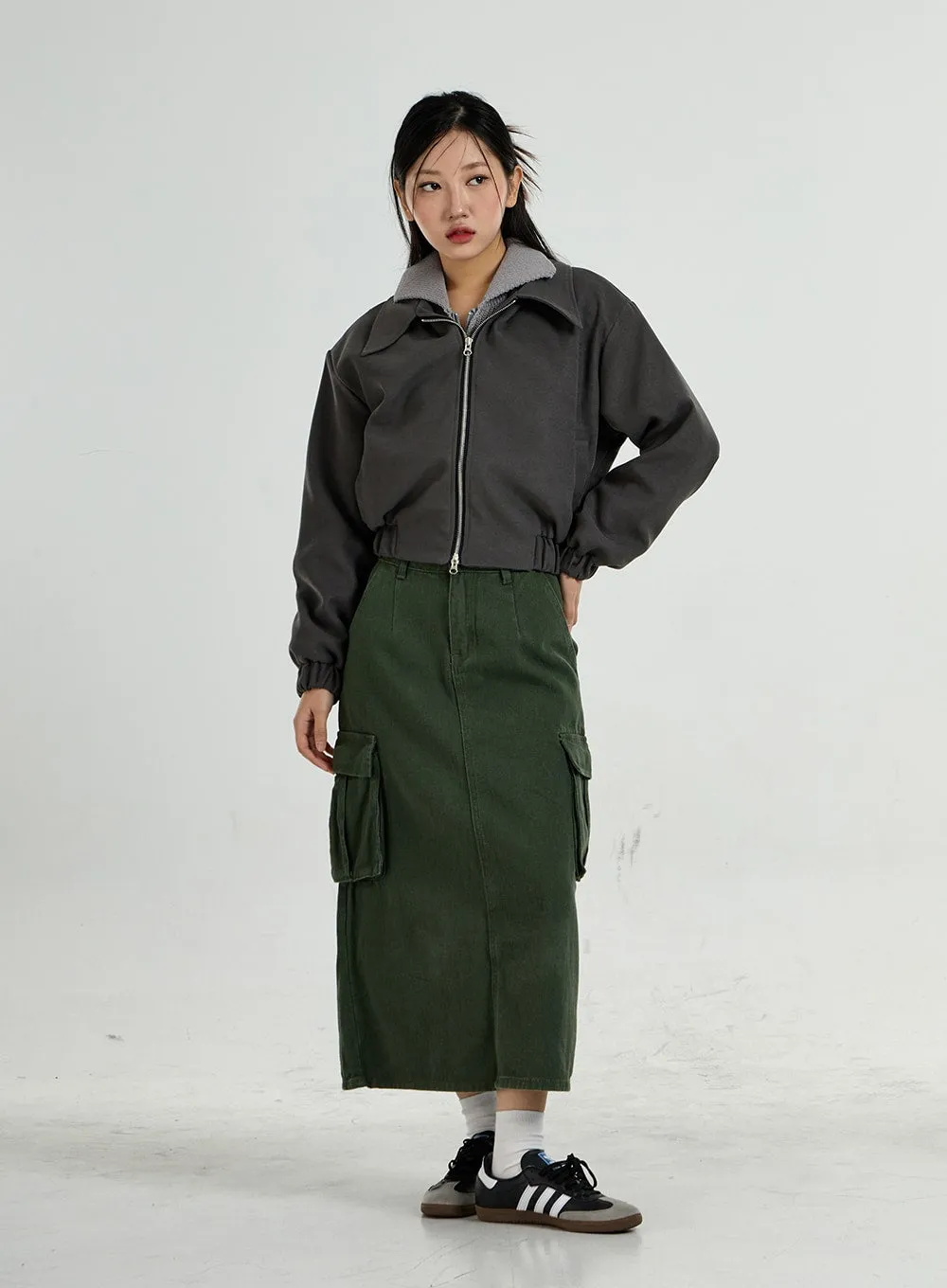 Cargo Long Skirt CO24