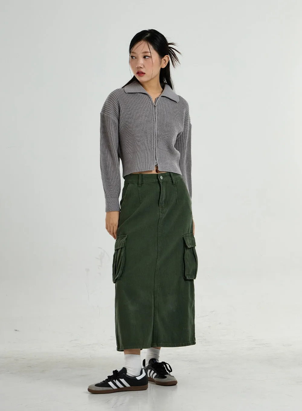 Cargo Long Skirt CO24