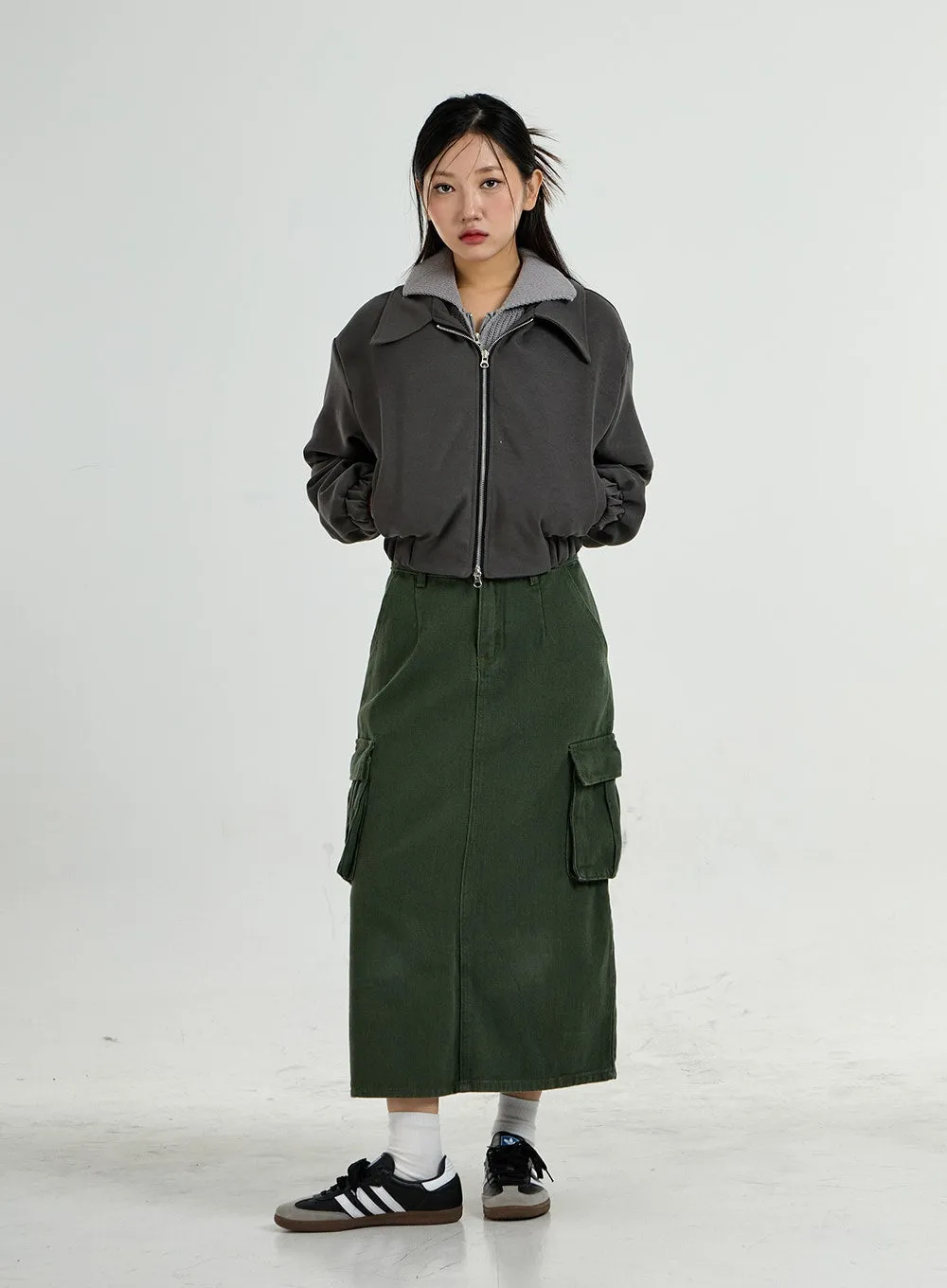 Cargo Long Skirt CO24