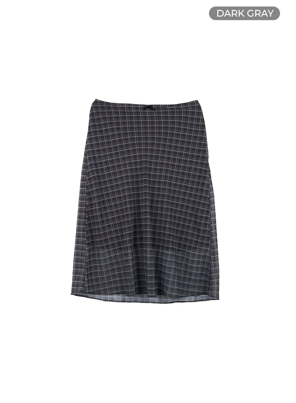 Checkered Charm Midi Skirt CO414