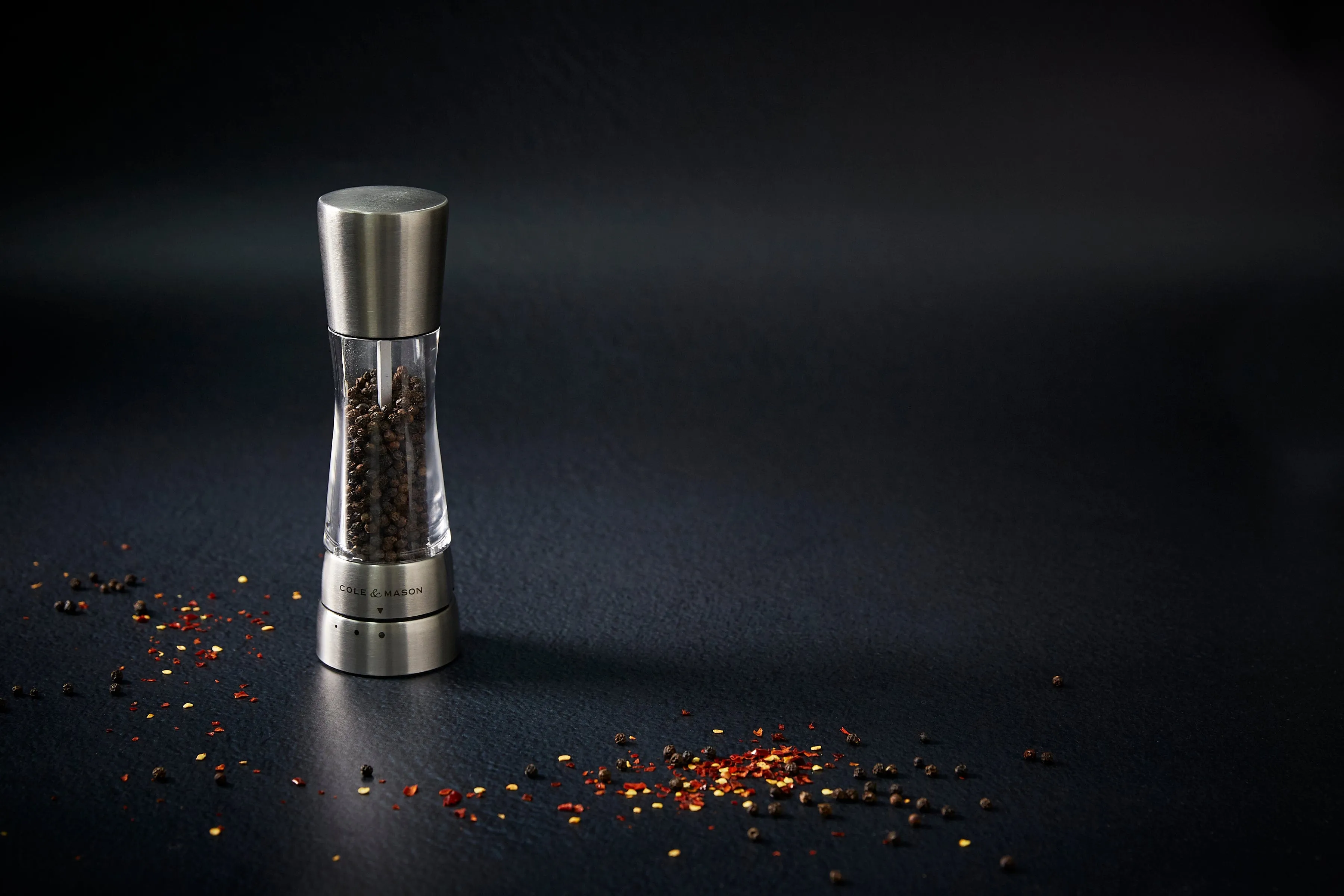 Cole & Mason Derwent Pepper Mill, Stainless Steel