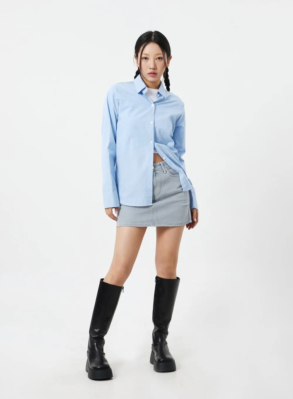 Color Button Shirt CM324