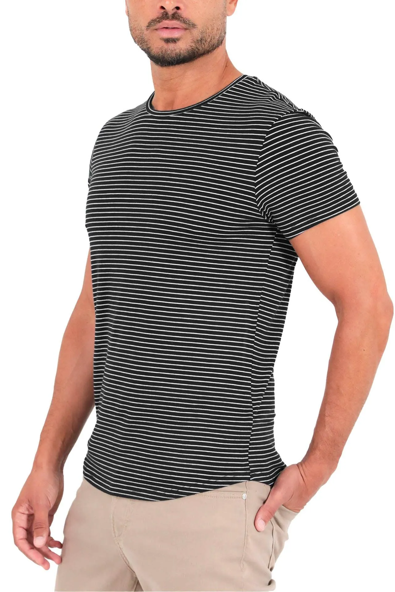 Dann Noir Stripe