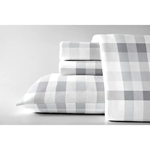 Dormisette Luxury German Flannel Ultra-Soft 6-Ounce Sheets Set White California King