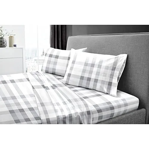 Dormisette Luxury German Flannel Ultra-Soft 6-Ounce Sheets Set White California King