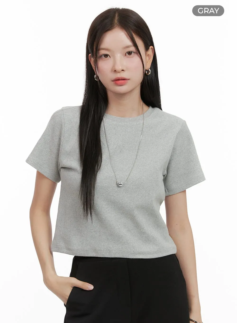 Essential Cotton Crop Tee OG416