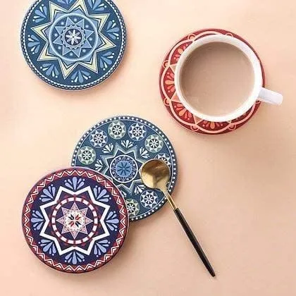 Ethnic Style Coaster Set (6pcs)