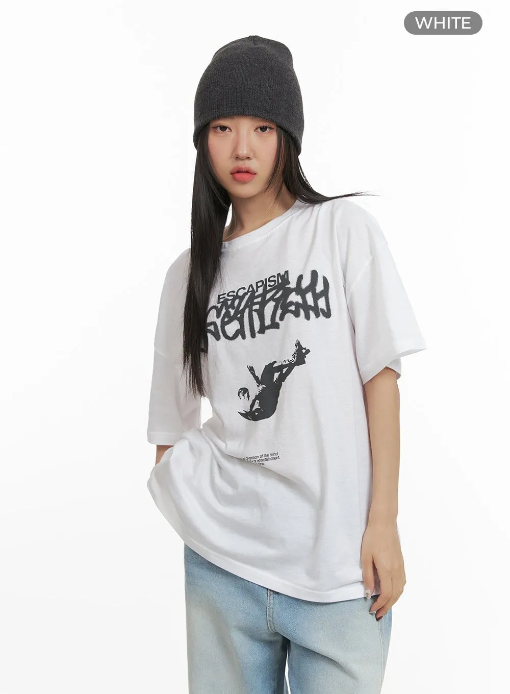 Graphic Oversized T-Shirt CY423