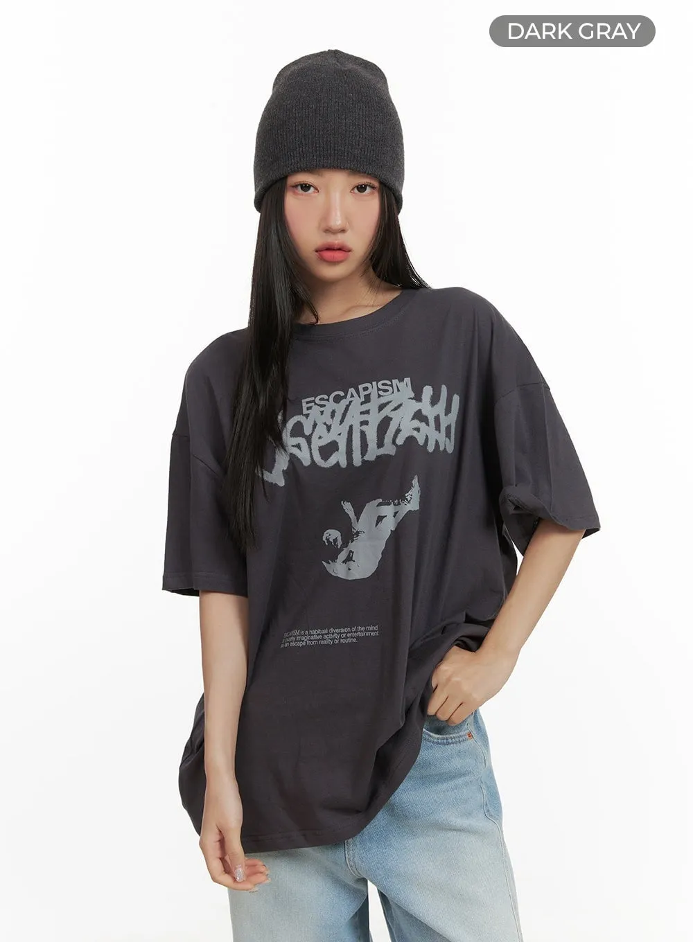 Graphic Oversized T-Shirt CY423