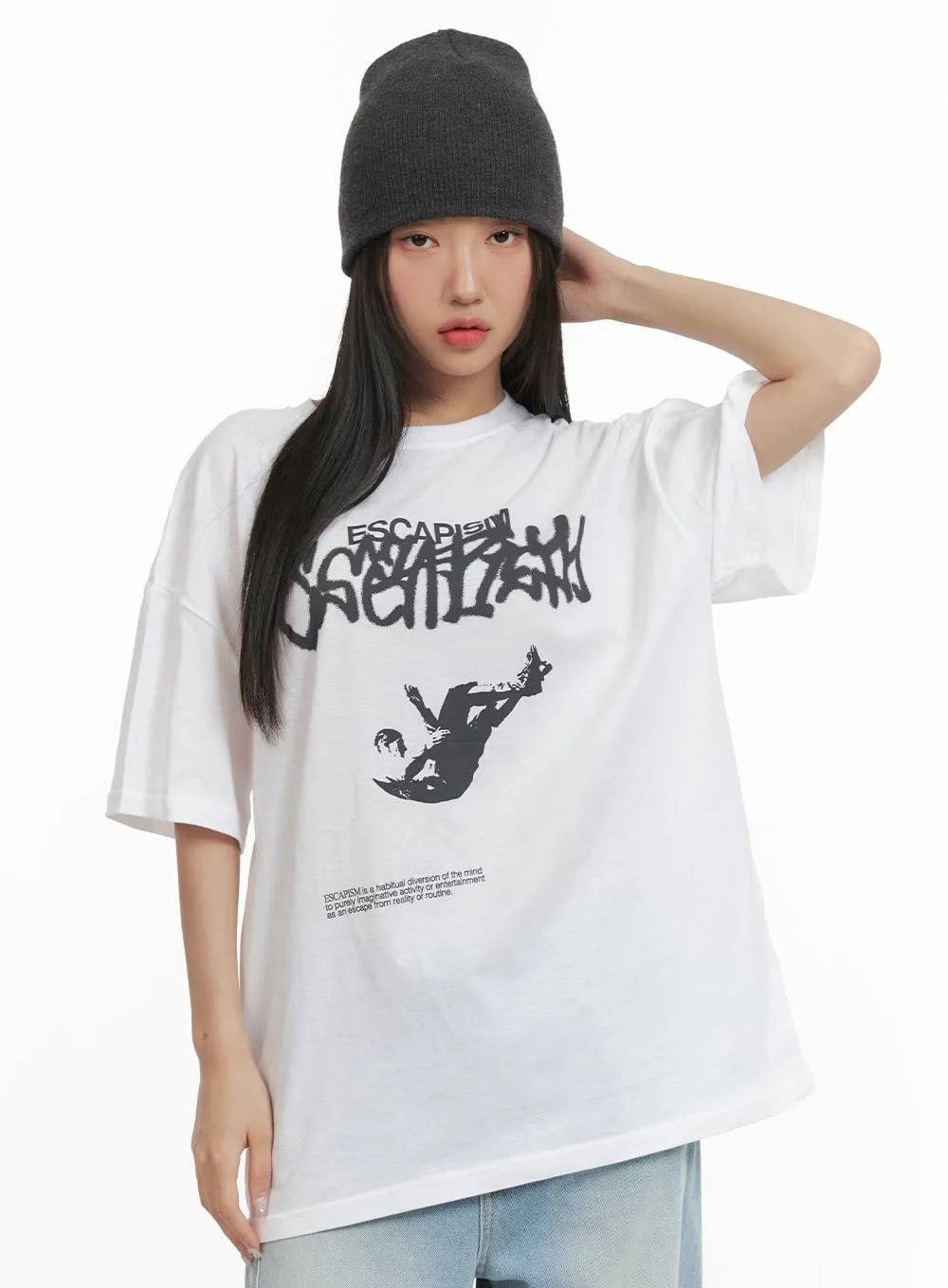 Graphic Oversized T-Shirt CY423