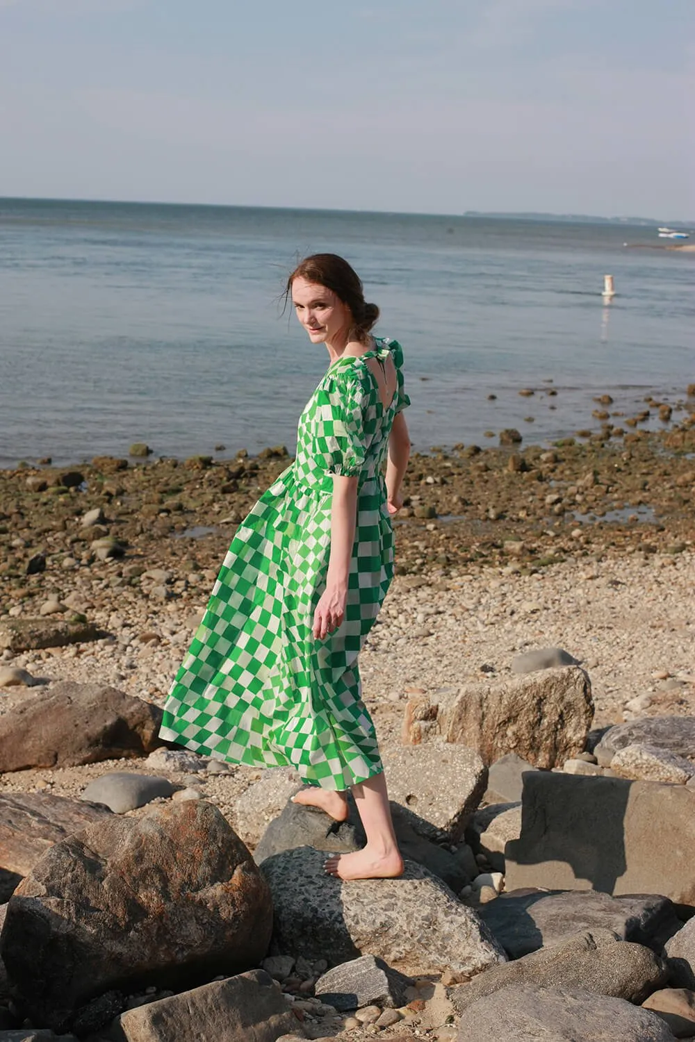 Green Imagination Midi Dress