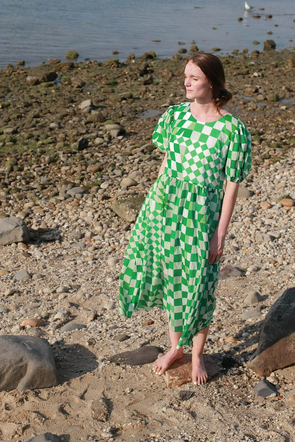 Green Imagination Midi Dress