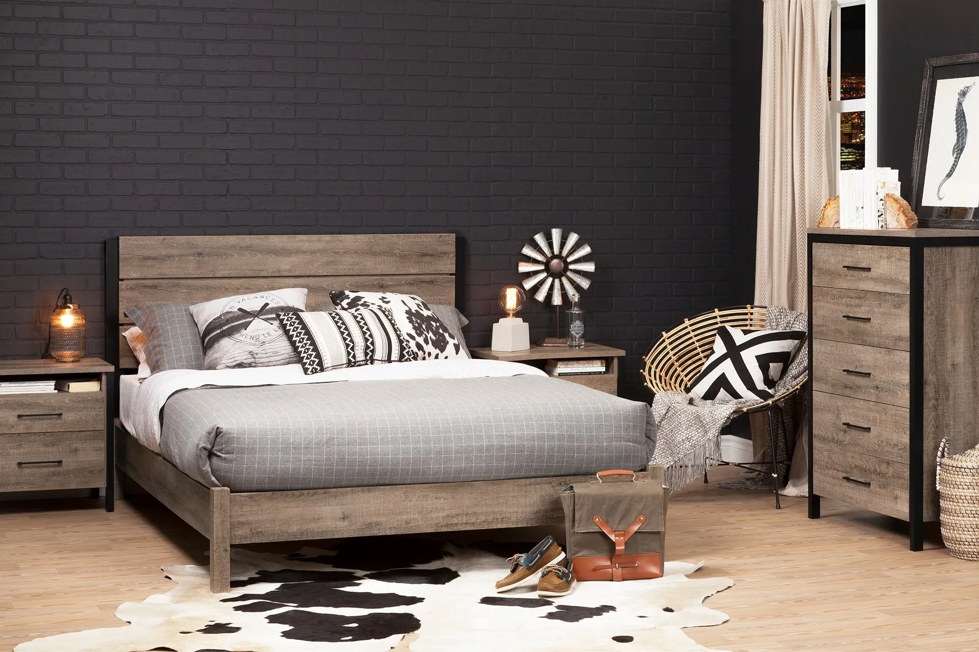 Headboard - Rustic Style - Munich