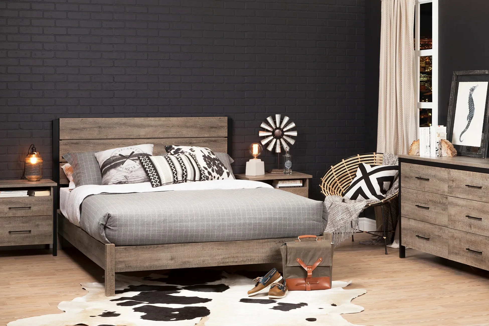 Headboard - Rustic Style - Munich