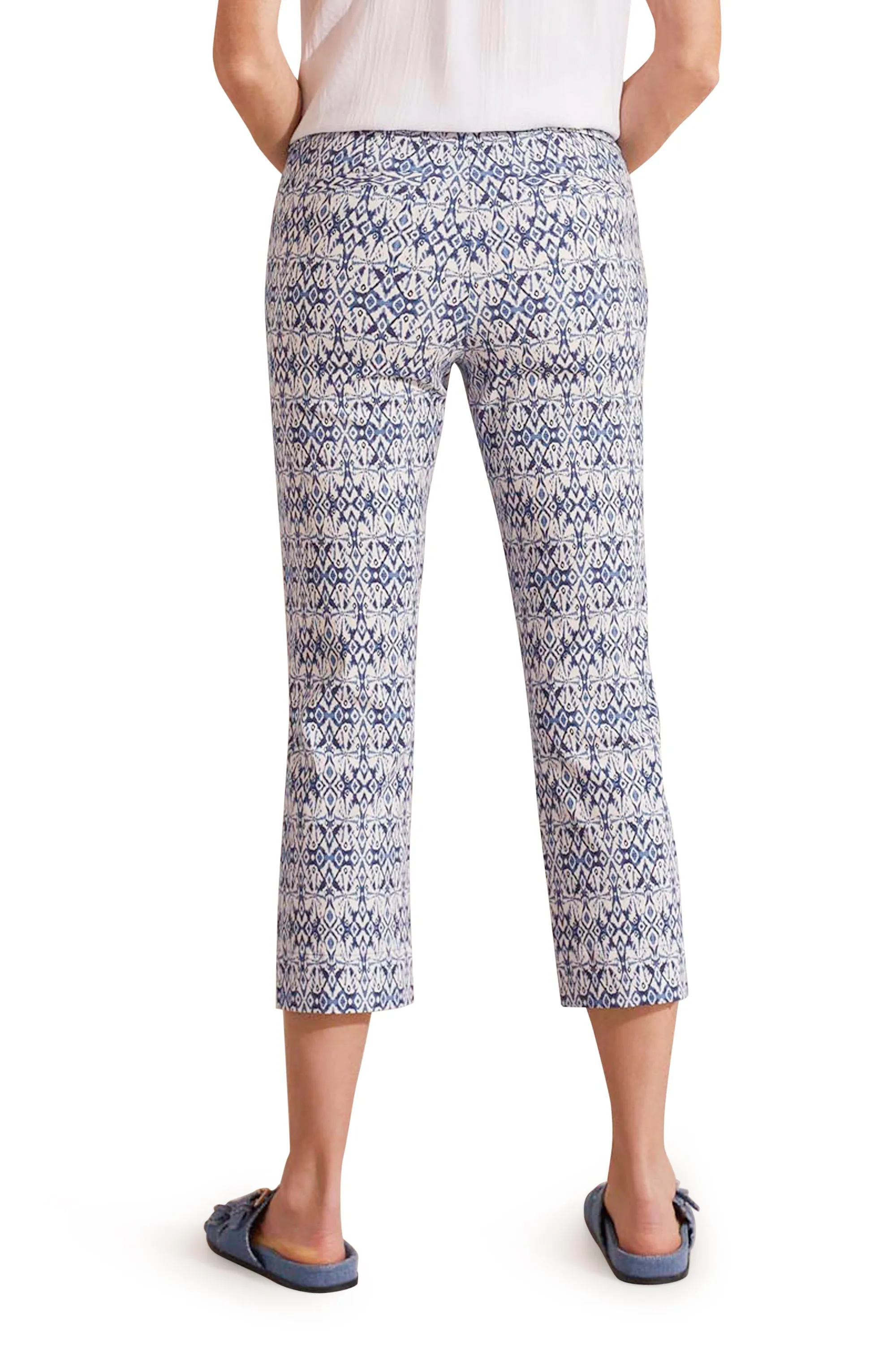 Ikat Print Capri