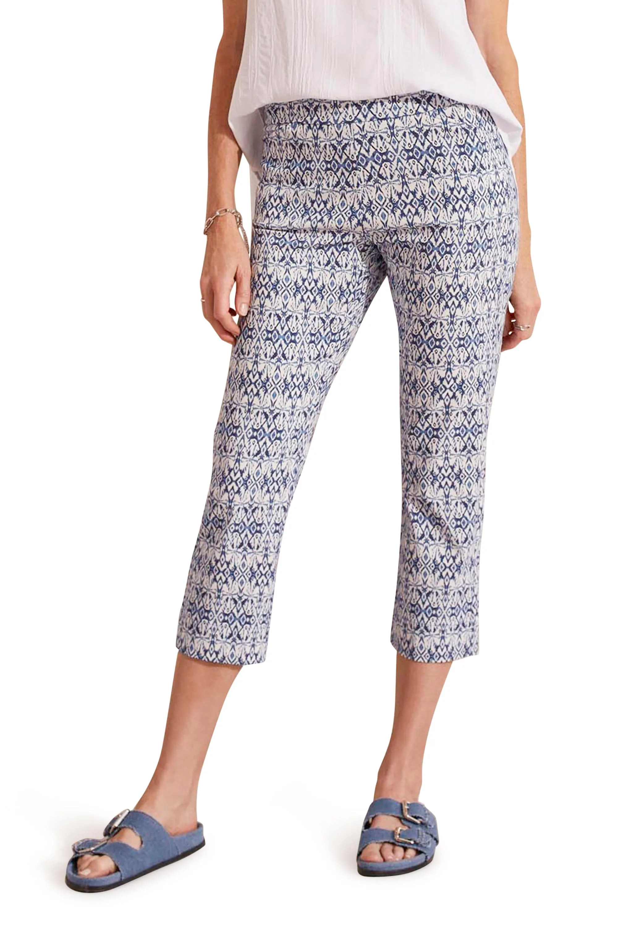 Ikat Print Capri