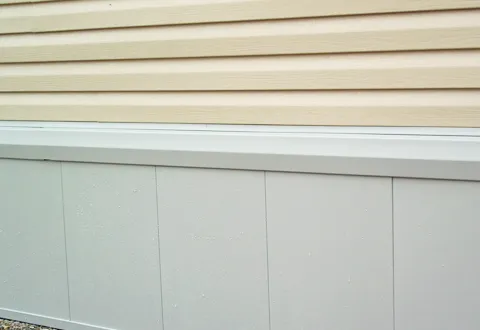 Insulated Vinyl Skirting Panel