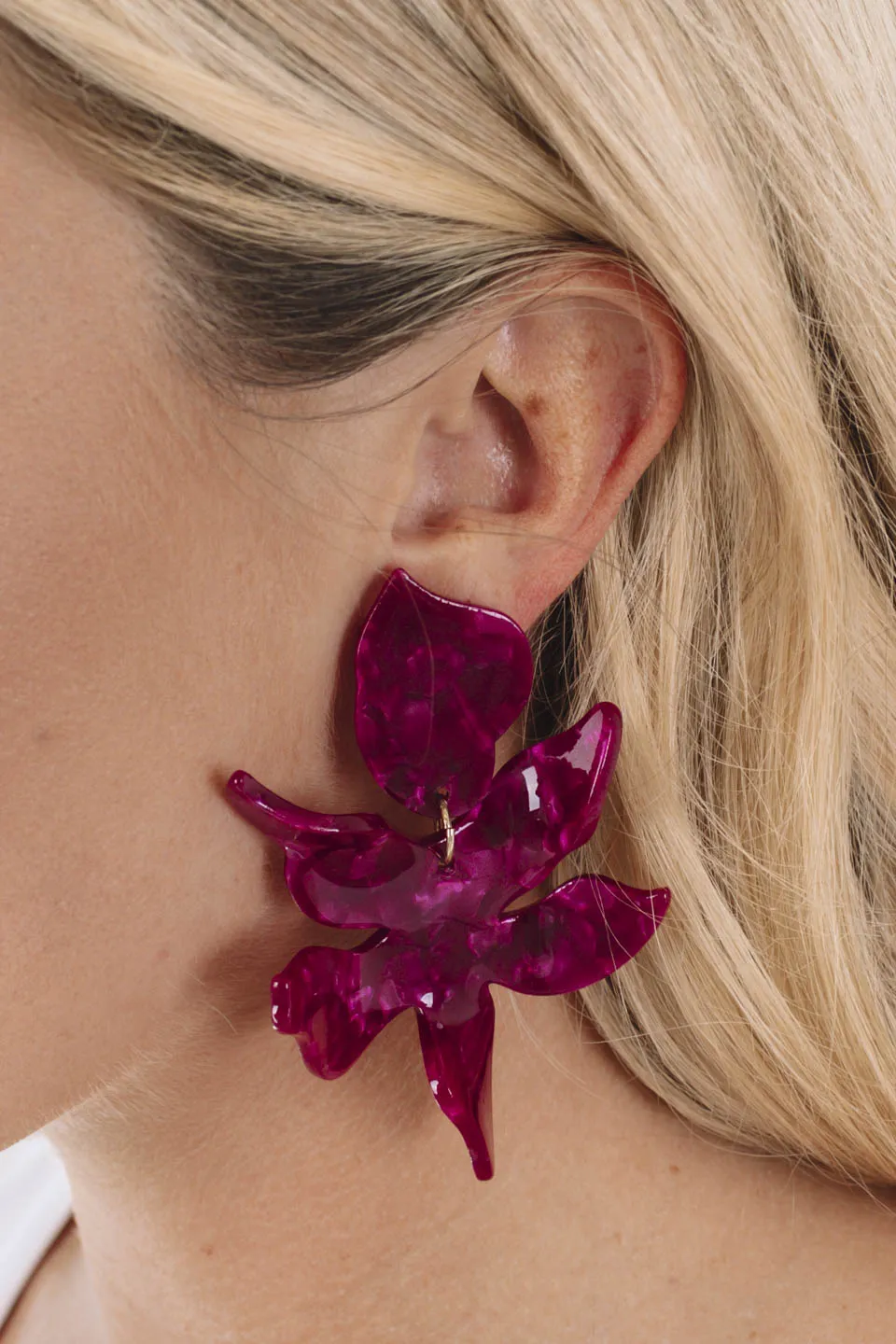 Mermaid Cove Earrings - Pinot Noir