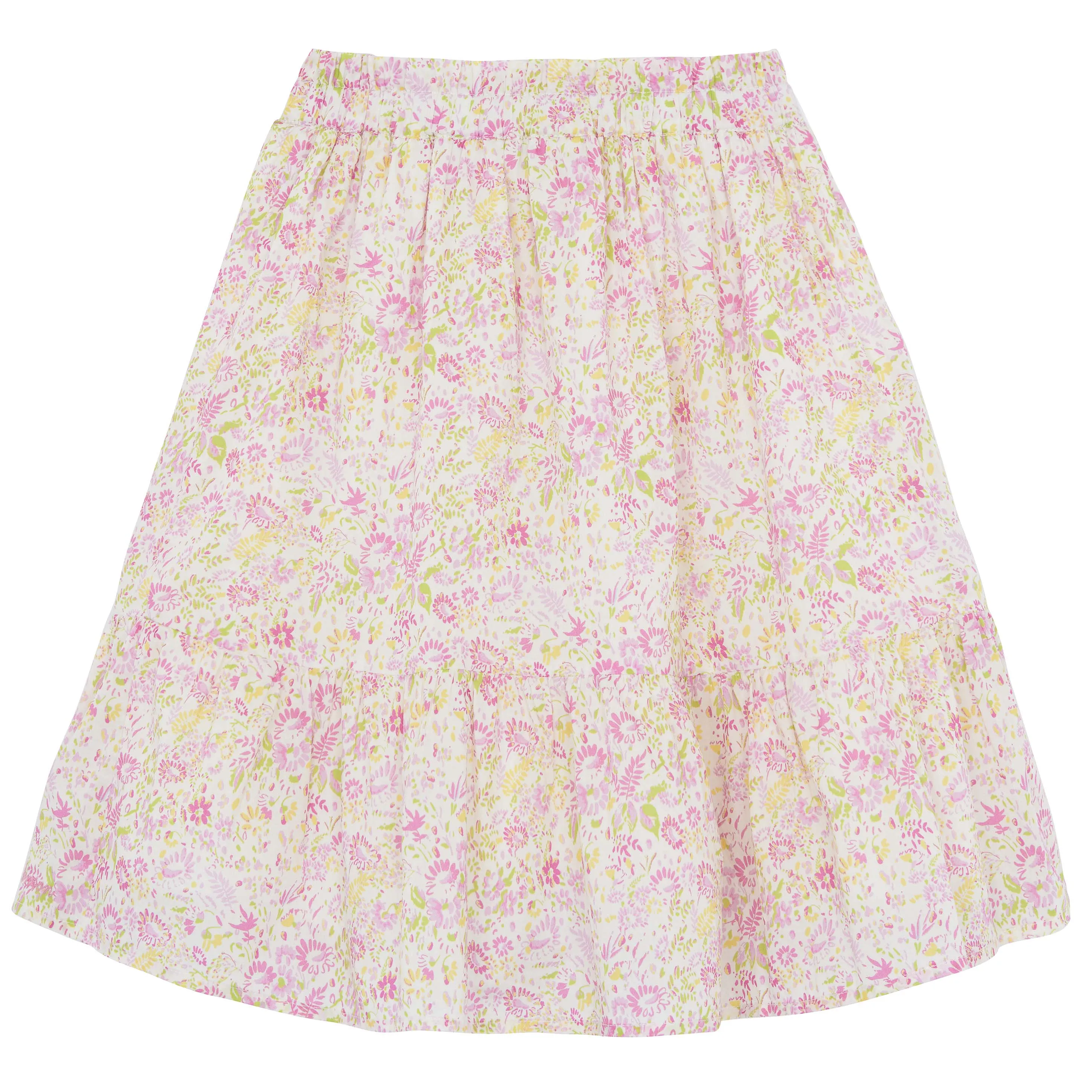 Neon Fleur Denon Midi Skirt