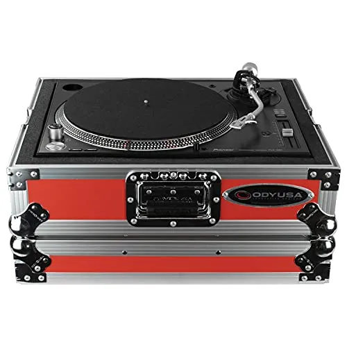 Odyssey FTTXRED Flight Style Dj Turntable Case