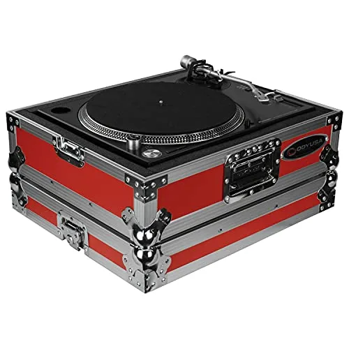 Odyssey FTTXRED Flight Style Dj Turntable Case