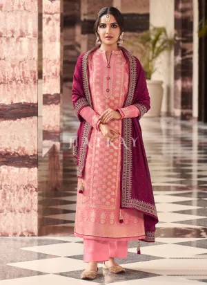 Pink And Magenta Salwar Suit