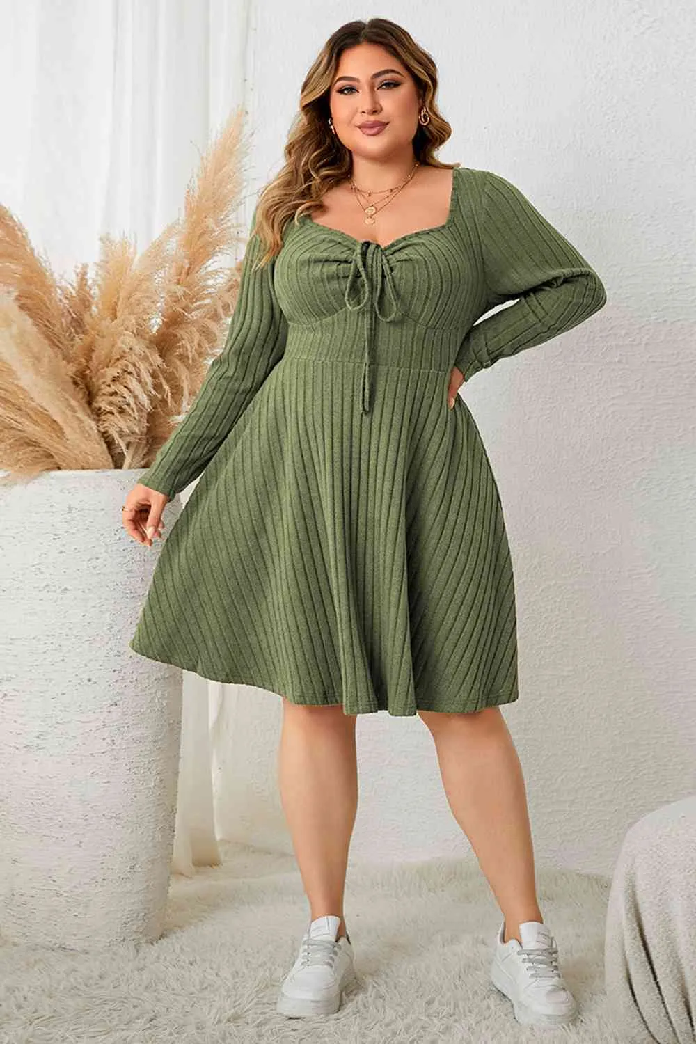 Plus Size Short Sweetheart Dress