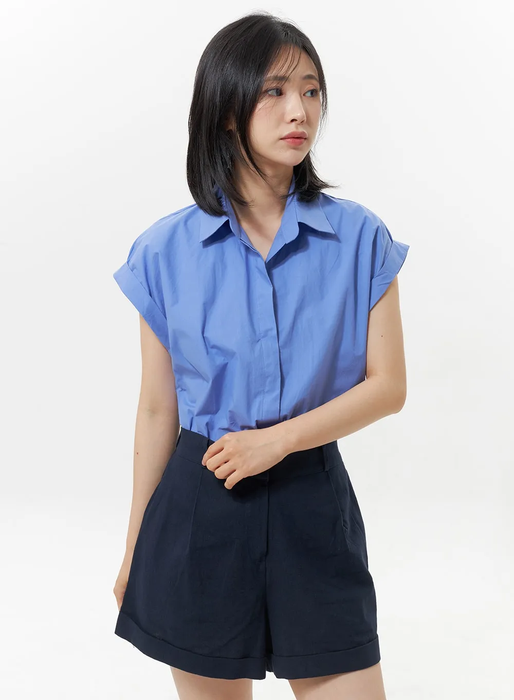 Round Hem Shirt OY326